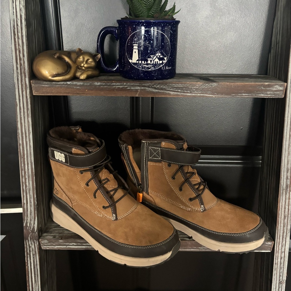 UGG Arren Weather Brown and Tan Snow Boots